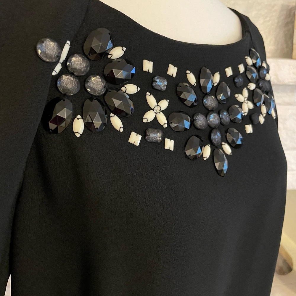 Black Talbots Long Sleeve Polyester Cocktail Dress - image 3